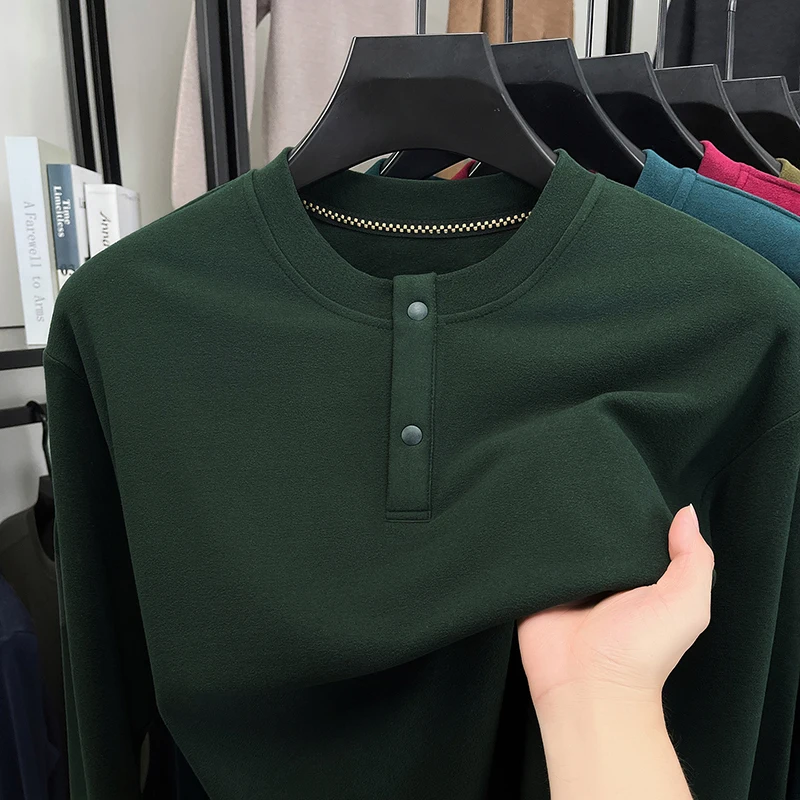 Thermal Long John - Erkek Bol Kesim Henley Yaka İki
