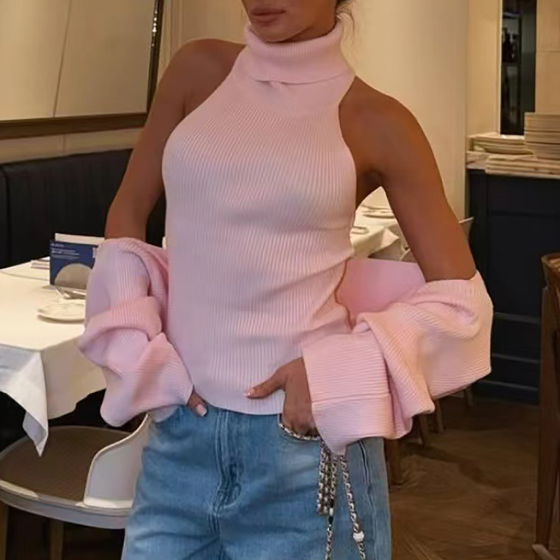 Kadın 2 Parça Örme Kazaklar Ba - Tank Top Ribbed incelemesi ve fiyatı